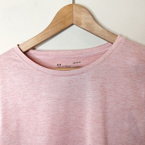 Under Armour Long Sleeve Top Tunic Layered Hem Heat Gear - Picture 5 of 8